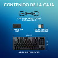 Miniatura 10 de G915 X LSPEED TKL LP Wless KBD Black ES