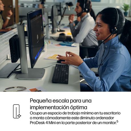 MINI PC HP BUSINESS DESKTOP PRODESK 4 G1I DESKTOP AI COMPUTER - INTEL CORE ULTRA 5 235T - VPRO TECHNOLOGY - 16 GB - 512 GB SSD - MINI PC - JACK B - Imagen 8 de 20 MINI PC HP BUSINESS DESKTOP PRODESK 4 G1I DESKTOP AI COMPUTER - INTEL CORE ULTRA 5 235T - VPRO TECHNOLOGY - 16 GB - 512 GB SSD - MINI PC - JACK B - Imagen 8 de 20