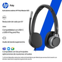 Miniatura 8 de HP Poly Mission 625 Stereo Wired BULK