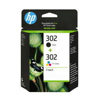 Miniatura 1 de PACK COMBO CARTUCHOS HP 302 NEGRO + TRICOLOR