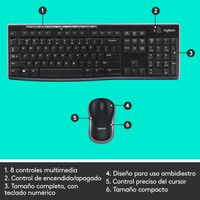 Miniatura 13 de TECLADO INALAMBRICO + RATON OPTICO LOGITECH MK270