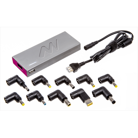 ADAPTADOR CORRIENTE UNIV. NETWAY 90W + 13 TIPS/USB - Imagen 2 de 2 ADAPTADOR CORRIENTE UNIV. NETWAY 90W + 13 TIPS/USB - Imagen 2 de 2