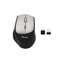 MOUSE EQUIP WIRELESS 245115 USB-C / USB-A 6 BOTONES 240 DPI