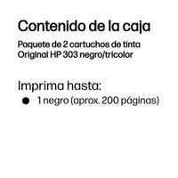 Miniatura 4 de COMBO 2 PACK TINTAS CMYK HP 303