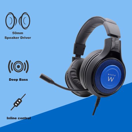 AURICULARES C/MICROFONO EWENT PL3322 GAMING PROFESIONAL - Imagen 6 de 6 AURICULARES C/MICROFONO EWENT PL3322 GAMING PROFESIONAL - Imagen 6 de 6