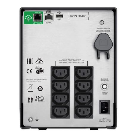 APC SMART-UPS C 1500VA LCD 230V WITH SMARTCONNECT IN - Imagen 3 de 15 APC SMART-UPS C 1500VA LCD 230V WITH SMARTCONNECT IN - Imagen 3 de 15