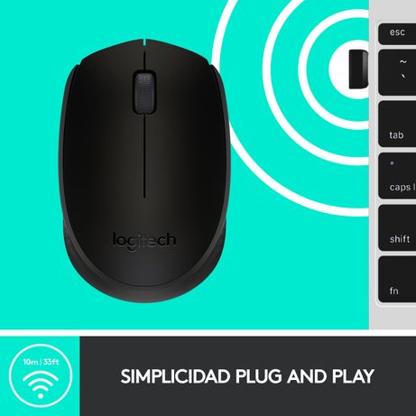RATON LOGITECH INALAMBRICO M171 NEGRO - Imagen 12 de 14 RATON LOGITECH INALAMBRICO M171 NEGRO - Imagen 12 de 14