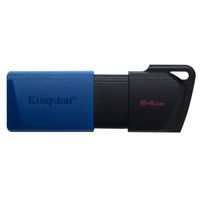 Miniatura 2 de MEMORIA 64GB EXODIA KINGSTON USB 3.2 (BLACK+ BLUE)