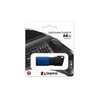 Miniatura 7 de MEMORIA 64GB EXODIA KINGSTON USB 3.2 (BLACK+ BLUE)
