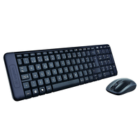 Miniatura 1 de TECLADO INALAMBRICO + RATON OPTICO LOGITECH MK220 NEGRO