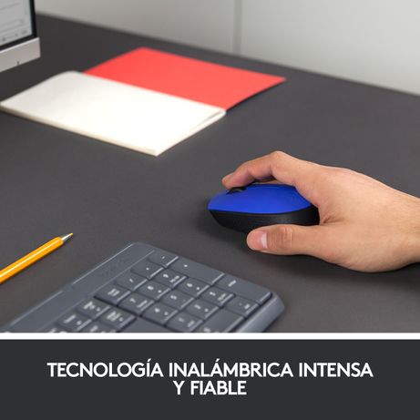 RATON LOGITECH INALAMBRICO M171 AZUL/NEGRO - Imagen 14 de 14 RATON LOGITECH INALAMBRICO M171 AZUL/NEGRO - Imagen 14 de 14