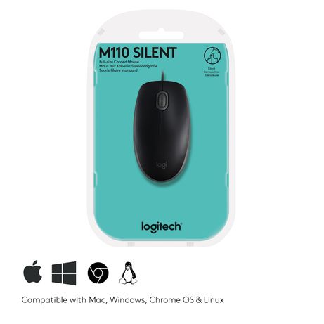 RATON LOGITECH B110 SILENT USB NEGRO - Imagen 8 de 8 RATON LOGITECH B110 SILENT USB NEGRO - Imagen 8 de 8