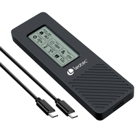 Miniatura 1 de LEOTEC CAJA EXTERNA PARA DISCOS M.2 NVME CON PANEL LCD