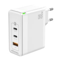 Miniatura 3 de AISENS Cargador Gan 100W, 2xUSB-C PD3.0 QC4.0 QC5.0, 1xUSB-A QC3.0, Blanco