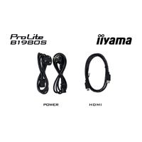 Miniatura 13 de IIYAMA B1980S-B1  ProLite 19" LED TN VGA HDMI Altavoces