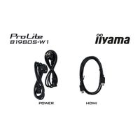 Miniatura 16 de IIYAMA B1980S-W1  ProLite 19" LED TN SVGA HDMI Altavoces