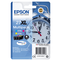 PACK CARTUCHOS EPSON 27XL CYAN/AMARILLO/MAGENTA C13T27154012