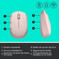 Miniatura 11 de M171 WIRELESS MOUSE - ROSE - EMEA-9 14