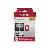PACK COMBO CONSUMIBLES CANON PG-540/CL-541+ PAPEL