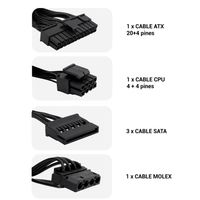 Miniatura 6 de FUENTE ALIMENTACION 550W COOLBOX 550GR-S SFX NEGRA