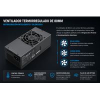 Miniatura 5 de FUENTE ALIMENTACION 550W COOLBOX 550GR-T TFX NEGRA
