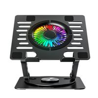 Miniatura 3 de SOPORTE/REFRIGERADOR PORTATIL 17.3" COOLBOX COOLAIR AV1B RGB NEGRA