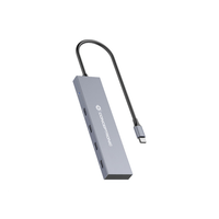 Miniatura 1 de HUB USB 3.2 CONCEPTRONIC HUBBIES14G 4 PUERTOS USB-C 10Gbps 100W PD CARCASA DE ALUMINIO