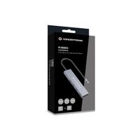 Miniatura 4 de HUB USB 3.2 CONCEPTRONIC HUBBIES14G 4 PUERTOS USB-C 10Gbps 100W PD CARCASA DE ALUMINIO