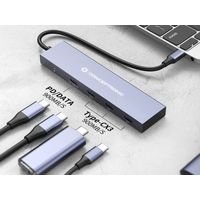 Miniatura 5 de HUB USB 3.2 CONCEPTRONIC HUBBIES14G 4 PUERTOS USB-C 10Gbps 100W PD CARCASA DE ALUMINIO