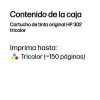 Miniatura 4 de HP 302 PACK3 INK CARTRIDGE