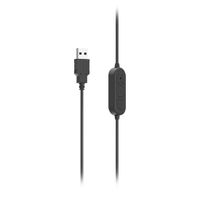 Miniatura 3 de Hama HS USB300 V2 Auriculares Al mbrico Diadema Oficina Centro de llamadas USB tipo A Negro