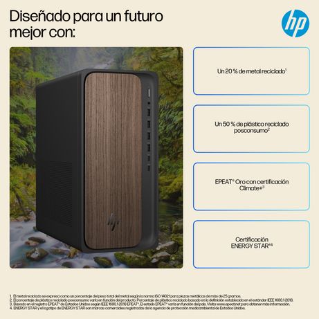 OmniDesk AI PC Core Ultra5 225 13 TOPS RAM 32GB (1x32GB) DDR5 5600 SSD 1T 2280 PCIe Windows 11 Plus Dark Wood - Imagen 7 de 13 OmniDesk AI PC Core Ultra5 225 13 TOPS RAM 32GB (1x32GB) DDR5 5600 SSD 1T 2280 PCIe Windows 11 Plus Dark Wood - Imagen 7 de 13