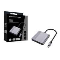Miniatura 5 de ADAPTADOR USB-C 4EN1 CONCEPTRONIC DONN013 HDMI  X2  USB 3.0 X 1 USB-C X 1 CARGA MAX 100W