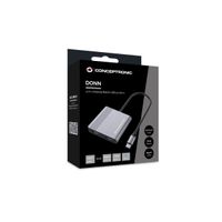 Miniatura 6 de ADAPTADOR USB-C 4EN1 CONCEPTRONIC DONN013 HDMI  X2  USB 3.0 X 1 USB-C X 1 CARGA MAX 100W