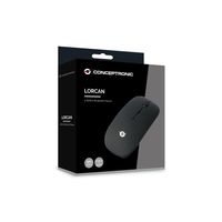 Miniatura 6 de MOUSE CONCEPTRONIC LORCAN01 BLUETOOH 4 BOTONES  1600DPI COLOR NEGRO