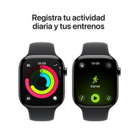 Miniatura 5 de Apple Watch Series 11 GPS + Cellular 46mm Slate Titanium Case with Black Sport Band - M/L