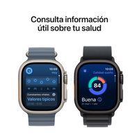 Miniatura 8 de Apple Watch Ultra 3 GPS + Cellular 49mm Black Titanium Case with Black/Charcoal Trail Loop - M/L