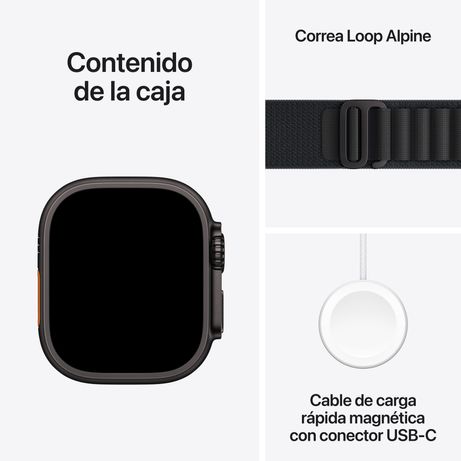 Apple Watch Ultra3 49 Bk Ti Bk Alp S - Imagen 9 de 10 Apple Watch Ultra3 49 Bk Ti Bk Alp S - Imagen 9 de 10