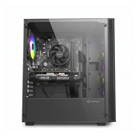 PC NETWAY Gaming PBA ODIN+ Ryzen 5 5655G, 16GB 3200MHz, 1TB M.2, RTX 3050 6GB, W11 Pro - Imagen 2 de 4 PC NETWAY Gaming PBA ODIN+ Ryzen 5 5655G, 16GB 3200MHz, 1TB M.2, RTX 3050 6GB, W11 Pro - Imagen 2 de 4