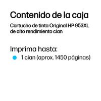 Miniatura 4 de HP 953XL AC CIAN TINTA