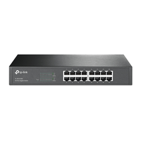 Miniatura 1 de SWITCH 16 PUERTOS 10/100/1000 TP-LINK TL-SG1016D RACK NO GEGSTIONADO