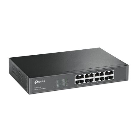 SWITCH 16 PUERTOS 10/100/1000 TP-LINK TL-SG1016D RACK NO GEGSTIONADO - Imagen 3 de 5 SWITCH 16 PUERTOS 10/100/1000 TP-LINK TL-SG1016D RACK NO GEGSTIONADO - Imagen 3 de 5