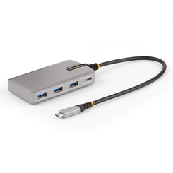 Hub Ladr n de 4 Puertos USB-C - 3x USB-A - 1x USB Tipo C