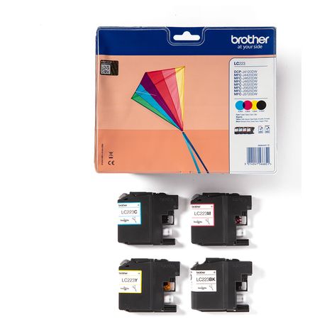 PACK CARTUCHOS BROTHER LC223VALBP (NEGRO,CIAN,MAGENTA,AMARILLO) - Imagen 4 de 4 PACK CARTUCHOS BROTHER LC223VALBP (NEGRO,CIAN,MAGENTA,AMARILLO) - Imagen 4 de 4