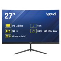 Miniatura 2 de MONITOR IGGUAL Monitor 27" IPS 1ms FHD 120Hz VGA HDMI +Altavoces   27" IPS 1920 x 1080 HDMI VGA Altavoces