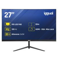 Miniatura 3 de MONITOR IGGUAL Monitor 27" IPS 1ms FHD 120Hz VGA HDMI +Altavoces   27" IPS 1920 x 1080 HDMI VGA Altavoces