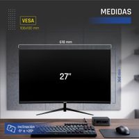 Miniatura 20 de MONITOR IGGUAL Monitor 27" IPS 1ms FHD 120Hz VGA HDMI +Altavoces   27" IPS 1920 x 1080 HDMI VGA Altavoces