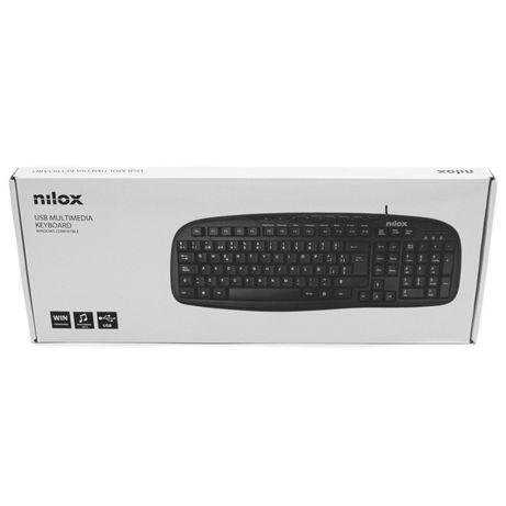TECLADO MULTIMEDIA NILOX USB NEGRO - Imagen 10 de 11 TECLADO MULTIMEDIA NILOX USB NEGRO - Imagen 10 de 11