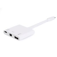 Miniatura 2 de CABLE ADAPTADOR  USB-C MACHO A MINI DP HEMBRA /  USB TIPO A 3.0 /  USB-C HEMBRA  REF.133463