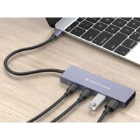 Miniatura 6 de HUB USB 3.2 CONCEPTRONIC HUBBIES13G 2 PUERTOS USB 3.2 USB-C 2 PUERTOS USB-A CARCASA DE ALUMINIO